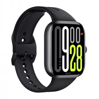 Nutikell Xiaomi Watch 5 ristkülikukujuline 2.07-tolline AMOLED-ekraan, must korpus, must TPU-rihm, 47.5 mm, 5 ATM