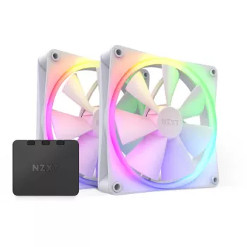 NZXT F140 RGB 140mm Twin Pack Valge