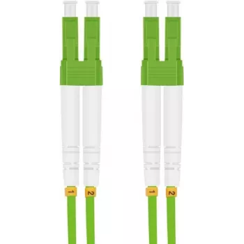 Herweck Helos LWL - paigalduskaabel - LC multi-mode (M) to LC multi-mode (M) - 10,0m - fiiberoptiline - dupleks - 50/125 mikromeetrit - OM5 - heleroheline (187473)