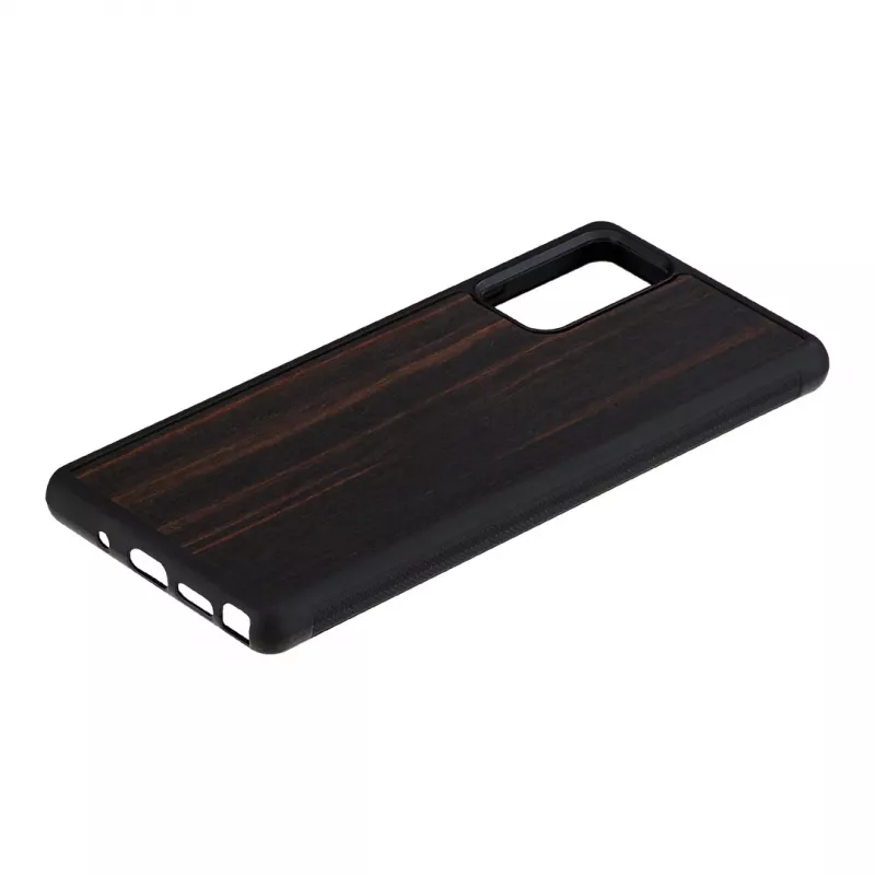 Kaitsev telefoniümbris Man and Wood Samsung Galaxy Note 20 jaoks — eebenmust