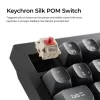 Mehaaniline 75% klaviatuur Keychron V1 Ultra 8K — QWERTY, Bluetooth ja juhtmega, RGB, must