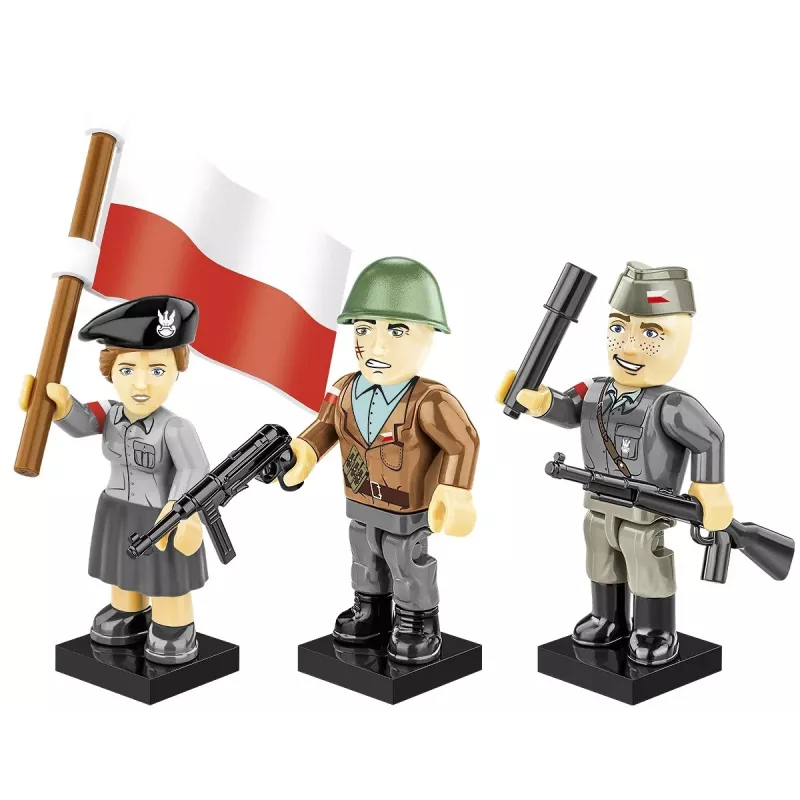 Ajalooline Kollektsioon Teine Maailmasõda /2057/ VARSSAVI ÜLESTÕUS 1944 3 Figuuri/35 Klotsi