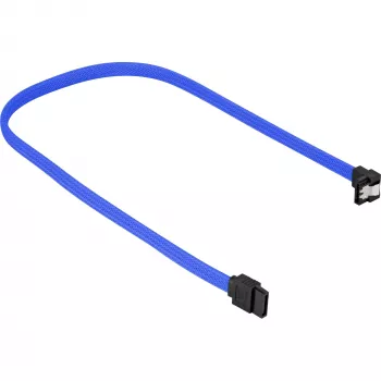 SATA kaabel Sharkoon SATA 3 0.3m 7-pin must sinine