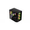 PC tornikorpus KRUX Empero KRXD010, ATX, must — toetab GPU-sid kuni 420 mm, CPU jahuteid kuni 155 mm, 2x 3,5-tollist + 3x 2,5-tollist sahtlit