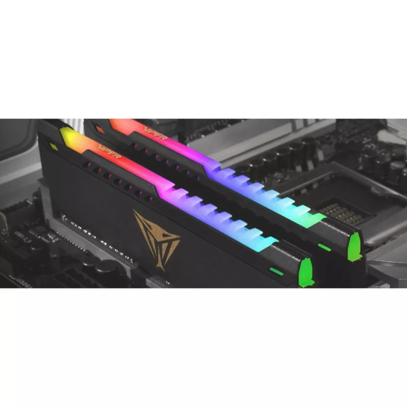 Patriot Viper Steel RGB 32 GB (2x16 GB) DDR4-3600 CL20 mälukomplekt, PVSR432G360C0K