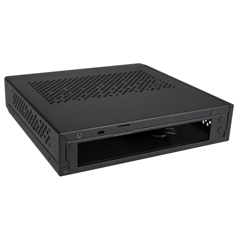 Akasa Cypher MX3 - Mini Tower - PC - SGCC - Must - Õhuke Mini-ITX - Kõvaketas - Toide (A-ITX38U3-M1B)