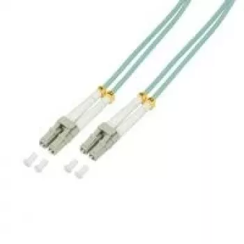 Logilink - Patch-kaabel - LC Multi-Mode (M) - LC Multi-Mode (M) - 50 cm - Fiiberoptika - 50/125 mikromeeter - OM3 - Halogeenivaba - akvamariin (FP3LC00)