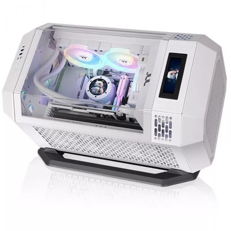 Korpuse alusekomplekt THERMALTAKE The Tower 250 jaoks — Horisontaalne paigutus, Snow viimistlus, must/valge