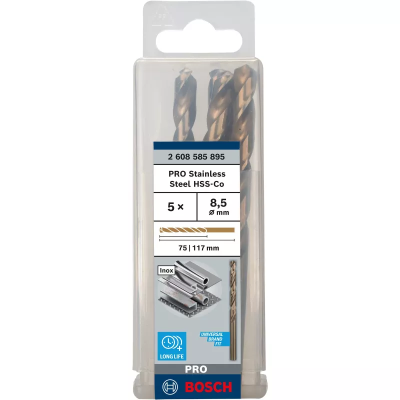 Keerdpuuriterad koobalt Bosch 2608585895 HSS 5 tk komplekt
