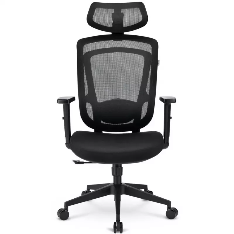 Kontoritool Sharkoon OfficePal C10 — must, ergonoomiline disain, reguleeritav kõrgus
