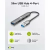Goobay USB Hub 74456 Type-A 5000 Mbit/s Helehall