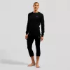 Odlo BL TOP crew neck l/s ACTIVE WARM ECO meeste T-särk, suurus M, must