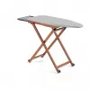 Triikimislaud ARREDAMENTI STIROLIGHT 135 x 45 cm, pruun kate, kokkupandavad jalad