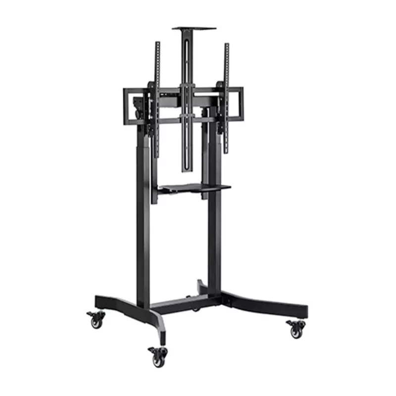 GEMBIRD Motorized height adjustable TV floor stand with caster wheels 55-100inch