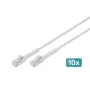 Digitus CAT 6A F-FTP painduv ühenduskaabel, vask, 3 m, hall, 10 tk