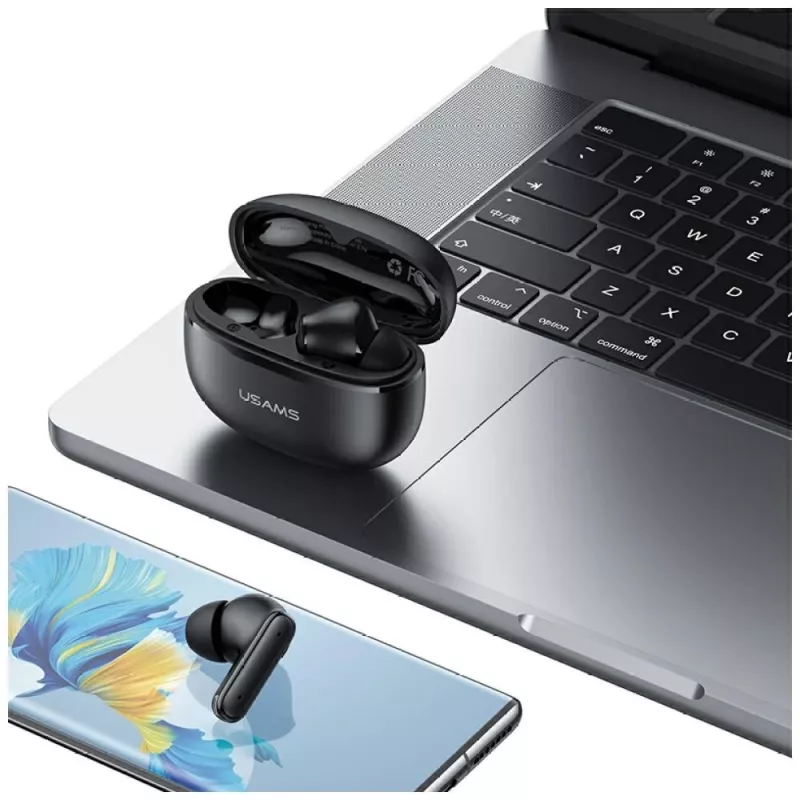 Bluetooth-kõrvaklapid Usams E05 TWS mustad