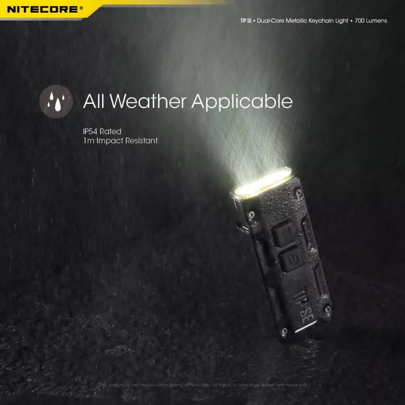Nitecore TIP SE Must käsilamp LED