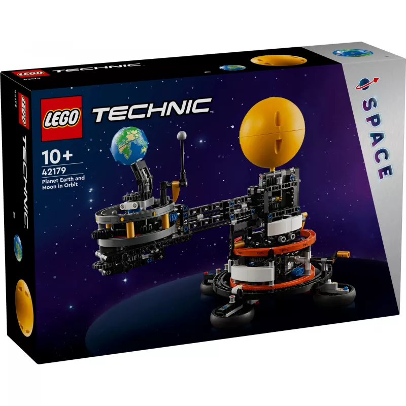 LEGO Technic Maa ja Kuu orbiidil kosmose mänguasjad lastele alates 10. eluaastast, päikesesüsteemi ehitusmänguasi planeetidega