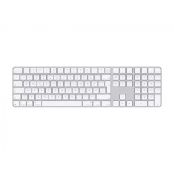 Klaviatuur Apple Magic MXK73D/A Universal USB + Bluetooth QWERTZ saksa valge