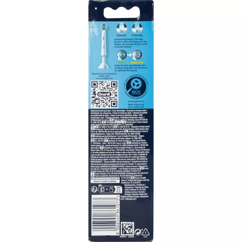 Oral-B Sonic hambaharjapeade komplekt 8 tk, mudel 861073, Precis Valge