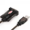 UNITEK Y-105A jadakaabel must 1,5 m USB Type-A DB-9