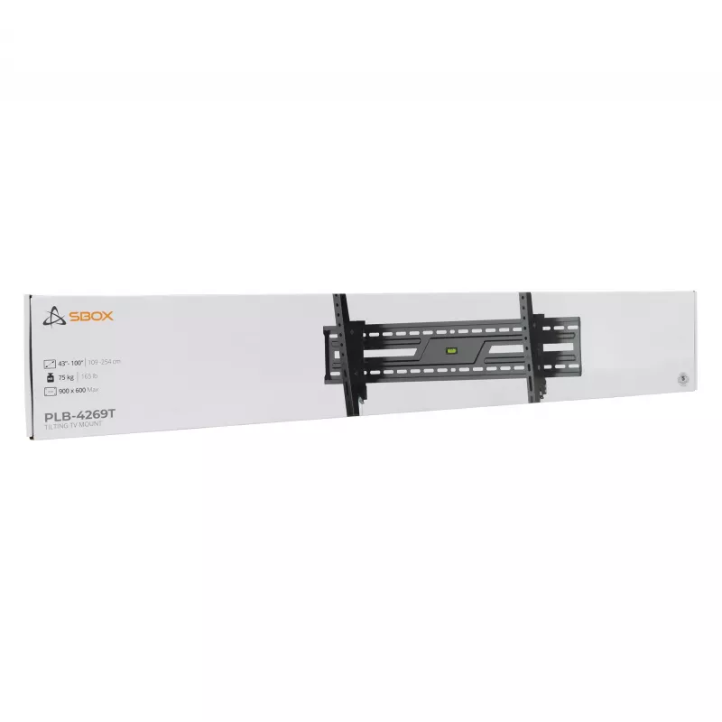 Seina/lae kinnitusklamber SBOX PLB-4269T-2 43–100 kg ekraanidele, platvorm 900×600 mm