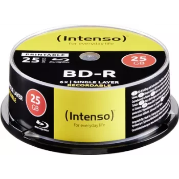 Optiline ketas BD-R 25GB INTENSO 5101114 prinditav 6x kiirus