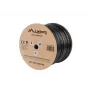 LANBERG võrgukaabel Cat5e LCF5-21CU-0305-BK, F/UTP vask, 305 m, 24 AWG, PE mantel, must