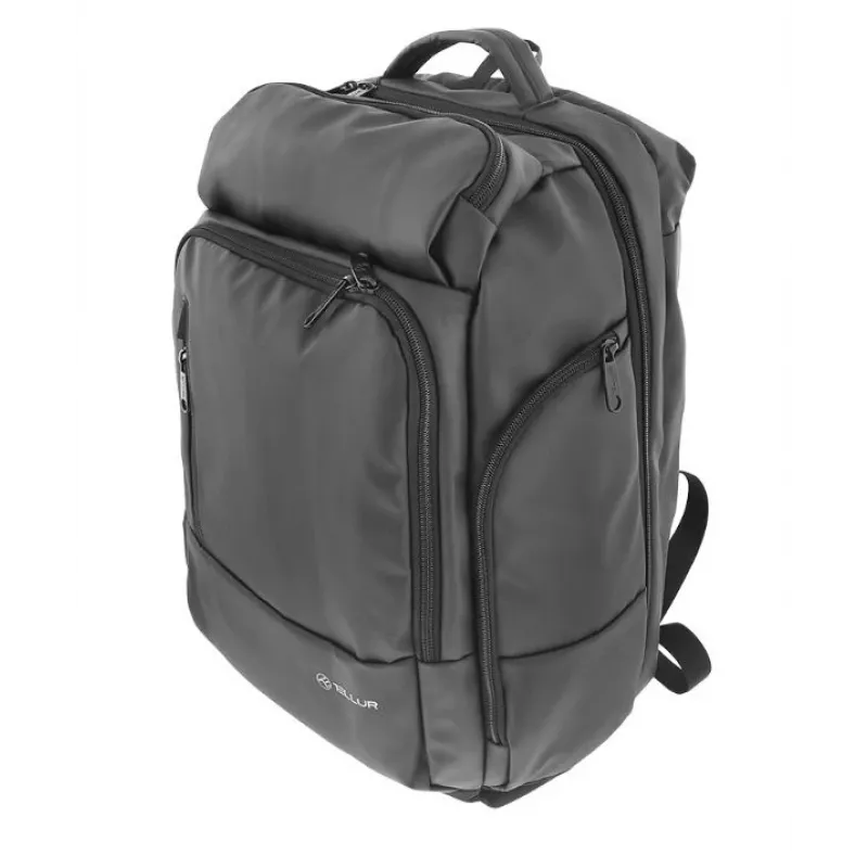 Seljakott Tellur Notebook 17.3 tolli Business XL USB-pordiga, must