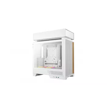 Arvutikorpus DeepCool CL660 WH valge — ATX/Micro-ATX/Mini-ITX, karastatud klaas, toetab ATX/PS2/SFX/SFX‑L toiteplokke