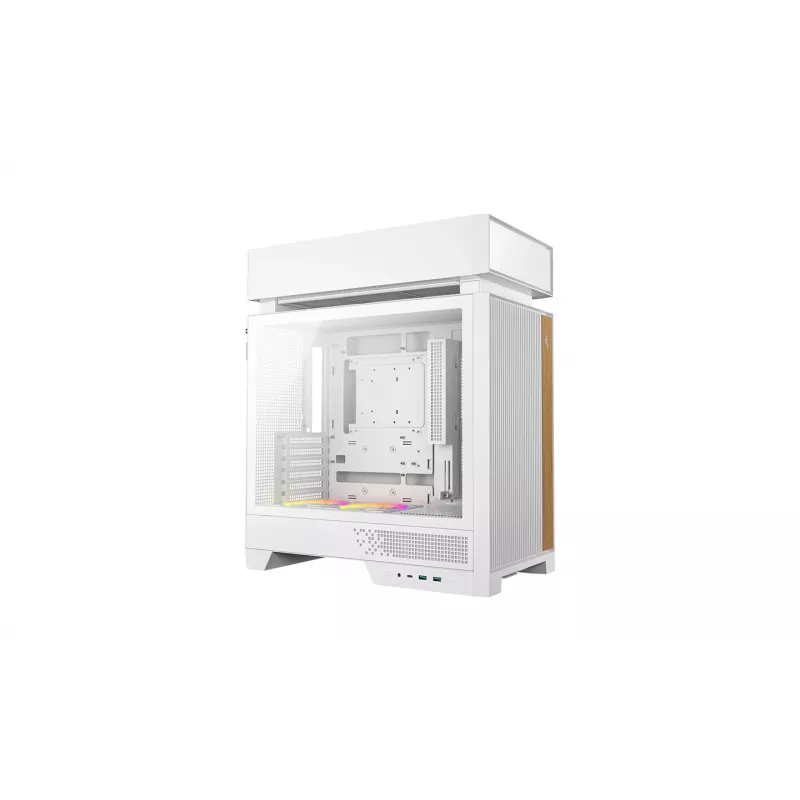 Arvutikorpus DeepCool CL660 WH valge — ATX/Micro-ATX/Mini-ITX, karastatud klaas, toetab ATX/PS2/SFX/SFX‑L toiteplokke