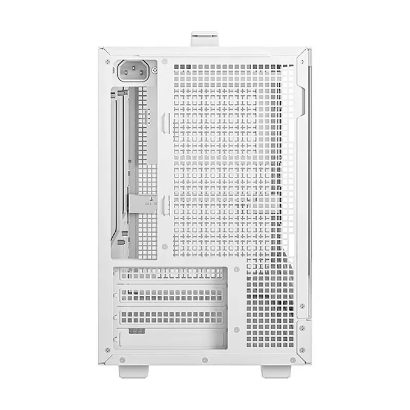 Arvutikorpus DeepCool CH160 PLUS WH Small Form Factor valge, microATX, karastatud klaas, USB-C