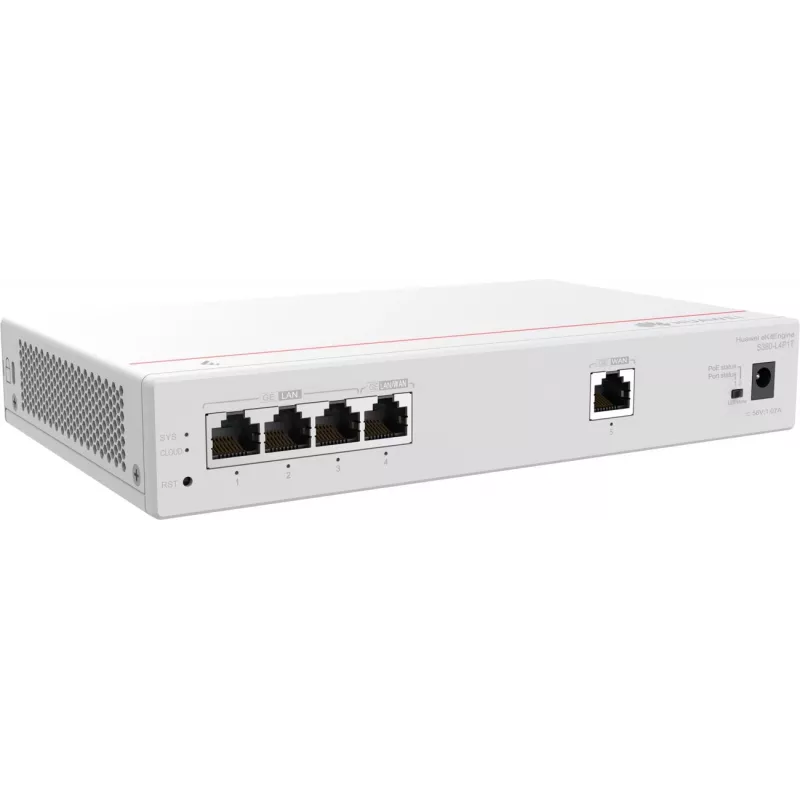 Huawei S380-L4P1T mitme teenuse ruuter, 1x WAN, 4x POE LAN 1x WAN, 4x POE LAN
