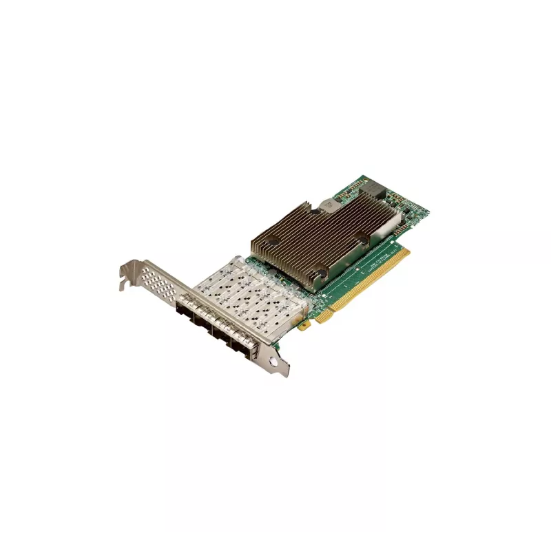 Hewlett Packard Enterprise Broadcom BCM57504 – võrguadapter – PCIe 4,0 x16 – 10 Gb Ethernet / 25 Gb Ethernet SFP28 x 4 – Apollo 4200 Gen10, ProLiant DL345 Gen10, DL360 Gen10 jaoks