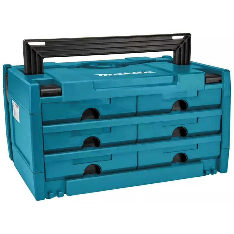 Makita MAKSTOR 3.6 Väikeste osade kast Must, Sinine