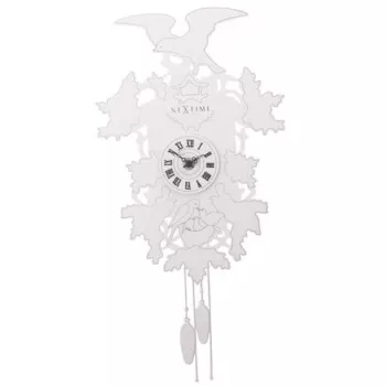 NeXtime kell 2988 Cuckoo Weeble, 41x21 cm, seinakell, valge