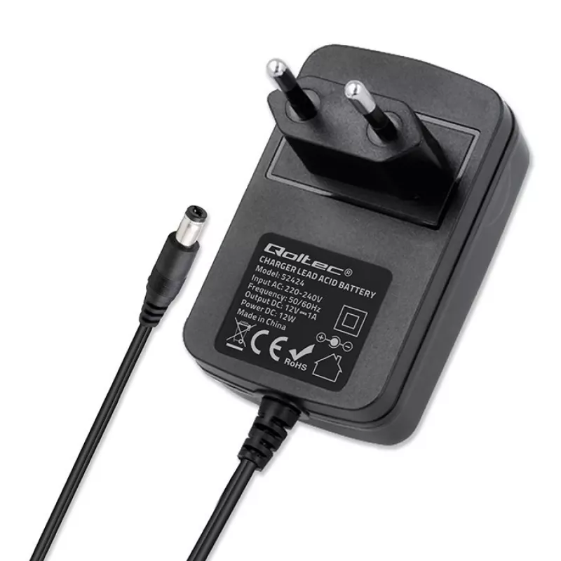 Aku laadija QOLTEC laadija AGM GEL STD 12V 1.5A