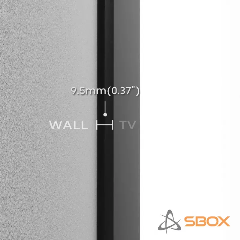 Kinnitusklamber SBOX PLB-1948 ekraanidele 43–100 kg, plaat 800×600 mm