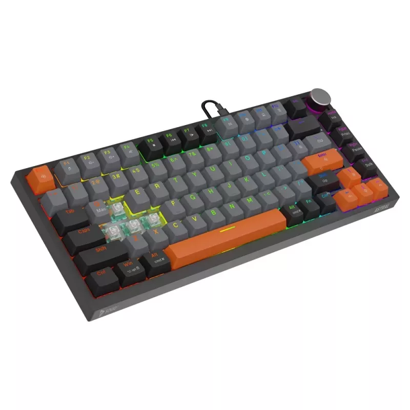 Savio ASTRAL BLACK JADE 3 COLOURS klaviatuur Gaming USB QWERTY US International