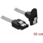 SATA-kaabel DeLOCK 85346 0,5 m Must Läbipaistev