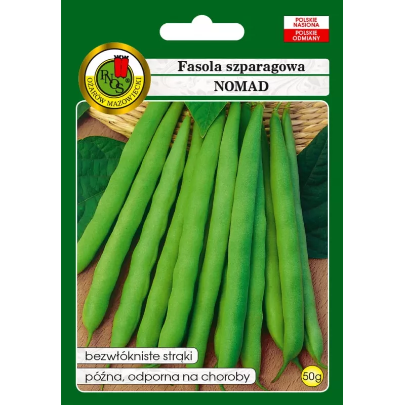 Nomad Green Dwarf Bean Seeds, 50g - köögiviljaseemned
