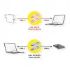 ROLINE RM USB 3.2 Gen 2 kaabel, C-C, ST/ST, 4K UHD-1, 10Gbit/s, Emark, 100W, must, 1 m