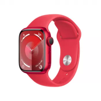 Apple Watch S9 Aluminium Cellular 41mm Punane (Sport Band Punane) M/L uus