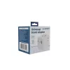 Reisiadapter GEMBIRD TPA-1A2C20-01-W — 20 W, USB-A (18 W) + 2× USB-C (20 W), Type E pistik, valge