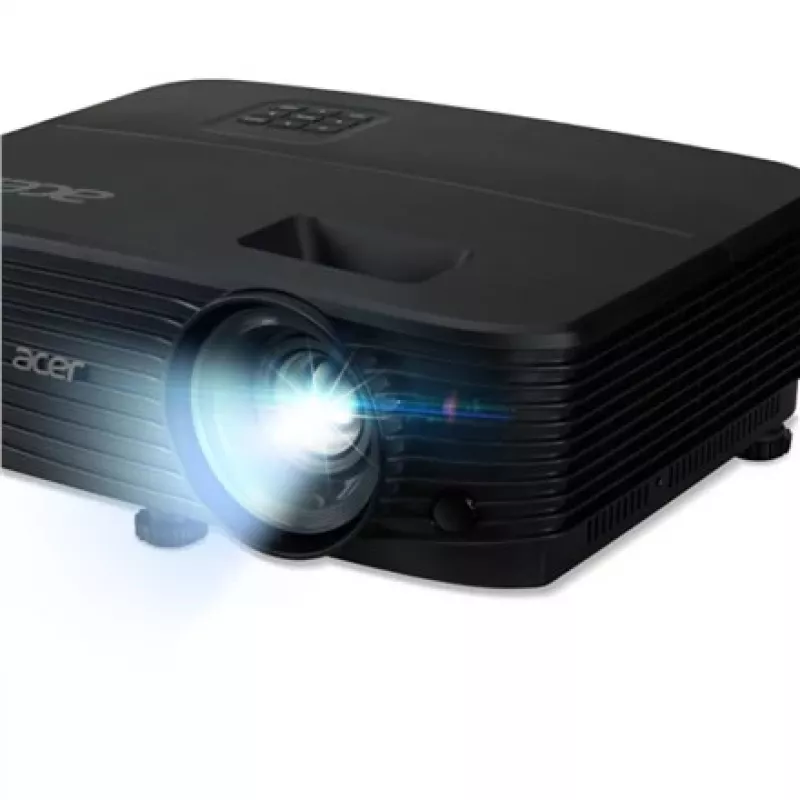 Standard throw projector Acer X1229HP — DLP, XGA (1024x768), 4800 ANSI luumenit, 210W lamp, must, 2,4 kg