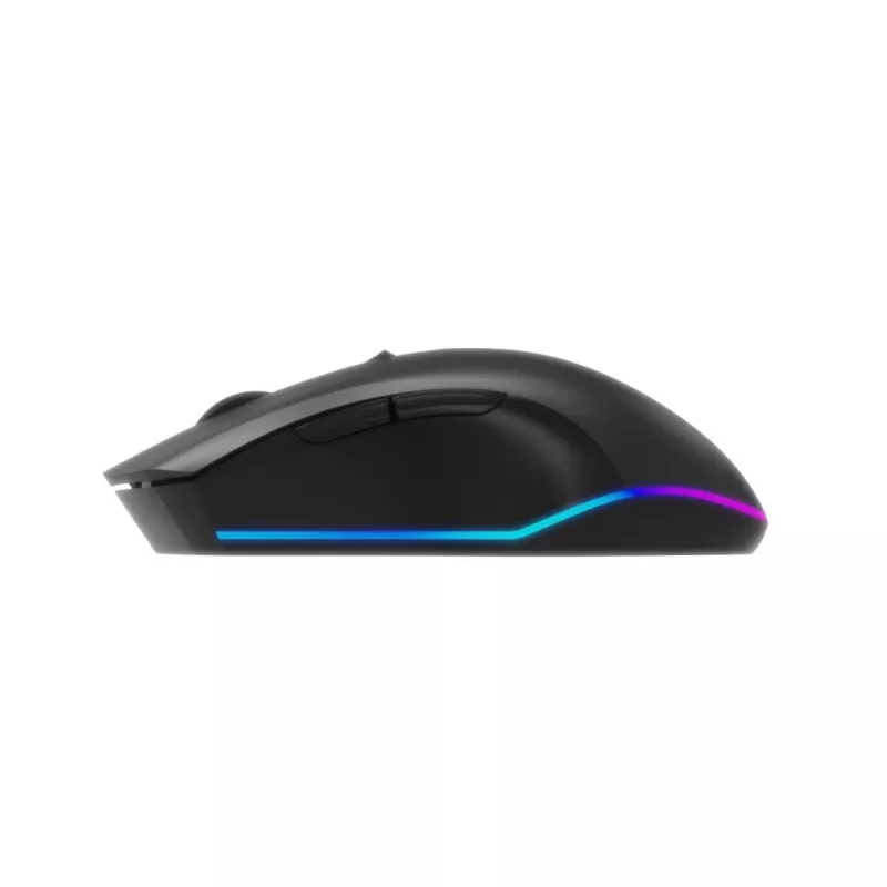 Juhtmevaba RF optiline hiir Gembird MUSGW-6BL-02 — paremakäeline, 3200 DPI, 6 nuppu, must, RGB