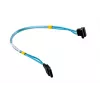 SATA-kaabel Supermicro CBL-0186L 4x ümmargune 0,56 m, SATA I, sirge isane-isane, must/sinine/valge