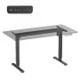Ergo Office elektriline kõrgusreguleeritav laud, maksimaalne kõrgus 1160 mm, max 80 kg, ilma istumis-seismislaua plaadita, must, ER-400 B