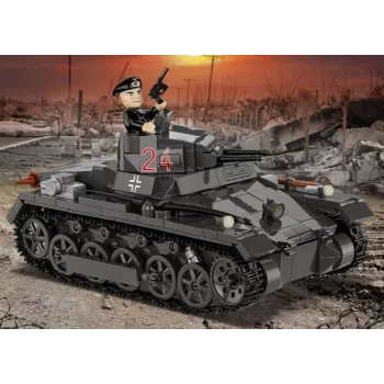 Ehituskomplekt Cobi Panzer I Ausf. B – 654 tk, detailne mudelitanki komplekt