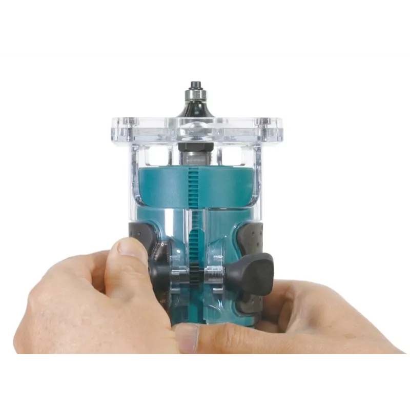 DRT52Z Makita 18V LXT juhtmeta harjadeta 1/4-tolline profiilfrees - paljas seade